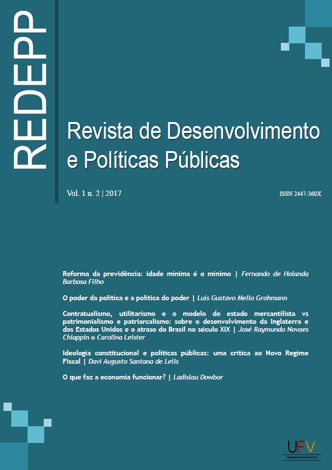 					Visualizar v. 1 n. 2 (2017): Revista de Desenvolvimento e Políticas Públicas [ISSN: 2447-360X]
				